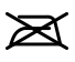 Nie prasować symbol